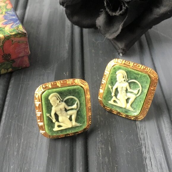 Mens Green Senator Cufflinks - Picture 1 of 10
